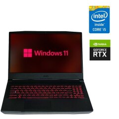 Ігровий ноутбук MSI Katana GF66 11UE-883NEU / 15.6" (1920x1080) IPS / Intel Core i5-11400H (6 (12) ядер по 2.2 - 4.5 GHz) / 16 GB DDR4 / 512 GB SSD / nVidia GeForce RTX 3060, 6 GB GDDR6, 192-bit / WebCam