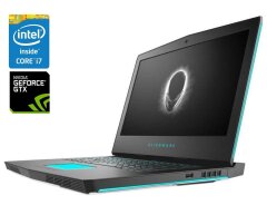 Ігровий ноутбук Б-клас Dell Alienware 15 R4 / 15.6" (1920x1080) IPS / Intel Core i7-8750H (6 (12) ядра по 2.2 - 4.1 GHz) / 16 GB DDR4 / 128 GB SSD M.2 + 1000 GB HDD / nVidia GeForce GTX 1080 Max-Q, 8 GB GDDR5X, 256-bit / WebCam