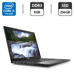 Ультрабук Dell Latitude 7380 / 13.3" (1920x1080) IPS / Intel Core i5-7200U (2 (4) ядра по 2.5 - 3.1 GHz) / 8 GB DDR4 / 256 GB SSD / Intel HD Graphics 620 / WebCam / HDMI / Windows 10 Pro