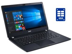 Ноутбук Б-класс Acer Aspire V3-371 / 13.3" (1366x768) TN / Intel Core i3-5005U (2 (4) ядра по 2.0 GHz) / 4 GB DDR3 / 120 GB SSD / Intel HD Graphics 5500 / WebCam / Win 10 Home