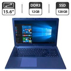 Ноутбук Б-клас Asus F550L / 15.6" (1366x768) TN / Intel Core i7-4500U (2 (4) ядра по 1.8 - 3.0 GHz) / 12 GB DDR3 / 128 GB SSD / Intel HD Graphics 4400 / WebCam / DVD-ROM