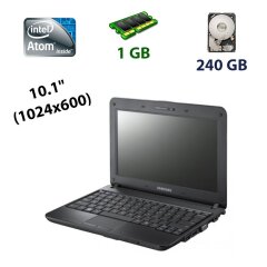 Samsung NB30 Plus / 10.1" (1024x600) WSVGA LED / Intel Atom N450 (1 (2) ядра 1.66 GHz) / 1 GB DDR2 / 240 GB HDD / WebCam