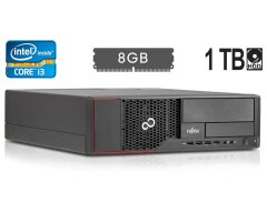 Системный блок Fujitsu Esprimo E710 E85+ SFF / Intel Core i3-3220 (2 (4) ядра по 3.3 GHz) / 8 GB DDR3 / 1000 GB HDD / Intel HD Graphics 2500 / 280W / USB 3.0 / DisplayPort / DVI
