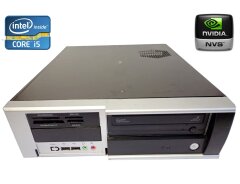 Игровой ПК Asus SFF / Intel Core i5-650 (2 (4) ядра по 3.2 - 3.46 GHz) / 8 GB DDR3 / 320 GB HDD / nVidia Quadro NVS 295, 256 MB GDDR3, 64-bit / DVD-ROM / Win 10