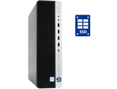 ПК Б-клас HP EliteDesk 800 G3 SFF / Intel Core i3-6100 (2 (4) ядра по 3.7 GHz) / 4 GB DDR4 / 240 GB SSD / Intel HD Graphics 530