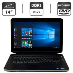 Ноутбук Dell Latitude E5430 / 14" (1366x768) TN / Intel Core i5-3340M (2 (4) ядра по 2.7 - 3.4 GHz) / 8 GB DDR3 / 500 GB HDD / Intel HD Graphics 4000 / Windows 10 Pro