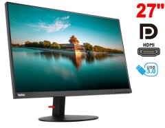 Монитор Lenovo ThinkVision P27h-10 / 27" (2560x1440) IPS / 2x HDMI, 1x USB Type-C, 2x DisplayPort, 4x USB 3.0, 1x Audio / VESA 100x100