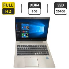 Ультрабук Б-клас HP EliteBook 840 G5 / 14" (1920x1080) IPS / Intel Core i5-8250U (4 (8) ядра по 1.6 - 3.4 GHz) / 8 GB DDR4 / 256 GB SSD / Intel UHD Graphics 620 / WebCam