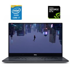 Игровой ноутбук Б-класс Dell XPS 15 9550 / 15.6" (3840x2160) IPS Touch / Intel Core i7-6700HQ (4 (8) ядра по 2.6 - 3.5 GHz) / 8 GB DDR4 / 256 GB SSD NVMe / nVidia GeForce GTX 960M, 2 GB GDDR5, 128-bit
