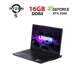 Игровой ноутбук Lenovo Legion 5 15ACH6H / 15.6" (1920x1080) IPS / AMD Ryzen 5 5600H (6 (12) ядер по 3.3 - 4.2 GHz) / 16 GB DDR4 / 960 GB SSD / nVidia GeForce RTX 3060, 6 GB GDDR6, 192-bit / WebCam