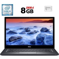 Ультрабук Dell Latitude 7480 / 14" (1366x768) TN Touch / Intel Core i5-7300U (2 (4) ядра по 2.6 - 3.5 GHz) / 8 GB DDR4 / 256 GB SSD M.2 / Intel HD Graphics 620 / WebCam