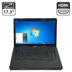 Ноутбук Б-клас Medion Akoya E7214 / 17.3" (1366x768) TN / Intel Core i3-350M (2 (4) ядра по 2.26 GHz) / 4 GB DDR3 / 320 GB HDD / Intel HD Graphics / АКБ відсутній