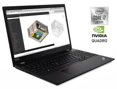 Мобільна робоча станція Lenovo ThinkPad P15s Gen 1 / 15.6" (1920x1080) IPS / Intel Core i7-10510U (4 (8) ядра по 1.8 - 4.9 GHz) / 16 GB DDR4 / 512 GB SSD / nVidia Quadro P520, 2 GB GDDR5, 64-bit / WebCam / Win 11 Pro