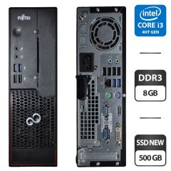 Комп'ютер Fujitsu Esprimo C720 Desktop / Intel Core i3-4130 (2 (4) ядра по 3.4 GHz) / 8 GB DDR3 / 500 GB SSD / Intel HD Graphics 4400 / DisplayPort