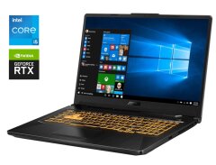 Ігровий ноутбук Б-клас Asus TUF Gaming F17 FX706HCB / 17.3" (1920x1080) IPS / Intel Core i5-11400H (6 (12) ядер по 2.2 - 4.5 GHz) / 16 GB DDR4 / 512 GB SSD / nVidia GeForce RTX 3050, 4 GB GDDR6, 128-bit / WebCam