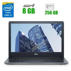 Ноутбук Dell Vostro 13 5370 / 13.3" (1920x1080) IPS / Intel Core i5-8250U (4 (8) ядра по 1.6 - 3.4 GHz) / 8 GB DDR4 / 256 GB SSD / Intel UHD Graphics 620 / WebCam / Windows 10 Pro