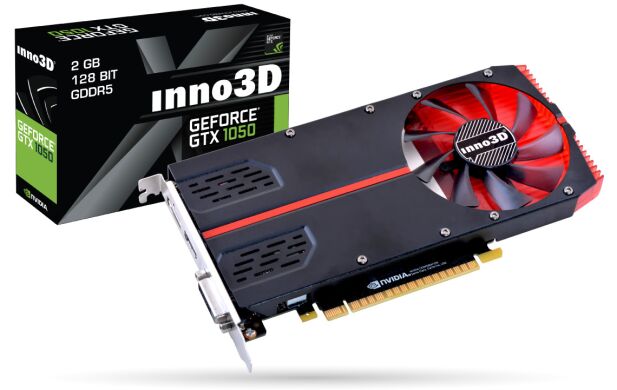 Дискретная видеокарта nVidia GeForce GTX 1050 2GB GDDR5
