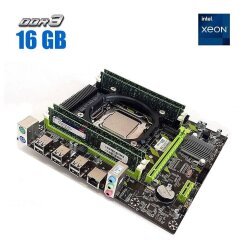 Комплект: Материнская плата Envinda X79G v1.51 + Intel Xeon E5-2660 v2 (10 (20) ядер по 2.2 - 3.0 GHz) / 16 GB DDR3