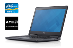 Мобильная рабочая станция Dell Precision 7510 / 15.6" (1920x1080) IPS / Intel Core i7-6820HQ (4 (8) ядра по 2.7 - 3.6 GHz) / 32 GB DDR4 / 128 GB SSD + 500 GB HDD / AMD Radeon R9 M375X, 2 GB, GDDR5, 128-bit / WebCam / HDMI