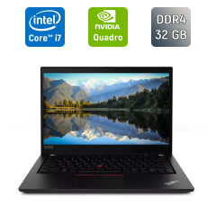 Мобильная рабочая станция Lenovo ThinkPad P43s / 14" (1920x1080) IPS / Intel Core i7-8665U (4 (8) ядра по 1.9 - 4.8 GHz) / 32 GB DDR4 / 1000 GB SSD / nVidia Quadro P520, 2 GB GDDR5, 64-bit / HDMI / Windows 10