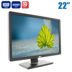 Монитор Dell P2213f / 22" (1680x1050) TN / VGA, DVI, DisplayPort, USB 2.0