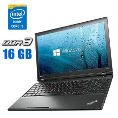 Ноутбук Lenovo ThinkPad L540 / 15.6" (1920x1080) TN / Intel Core i5-4200M (2 (4) ядра по 2.5 - 3.1 GHz) / 16 GB DDR3 / 480 GB SSD / Intel HD Graphics 4600 / WebCam
