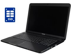Ноутбук Toshiba Satellite C870 / 17.3" (1600x900) TN / Intel Core i3-2328M (2 (4) ядра по 2.2 GHz) / 8 GB DDR3 / 240 GB SSD / Intel HD Graphics 3000 / WebCam / Win 10 Pro