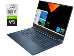 Игровой ноутбук Б-класс HP Victus 16-d0023dx / 16.1" (1920x1080) IPS / Intel Core i5-11400H (6 (12) ядер по 2.2 - 4.5 GHz) / 8 GB DDR4 / 256 GB SSD / nVidia GeForce RTX 3050, 4 GB GDDR6, 128-bit / WebCam
