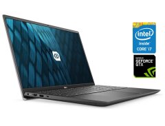 Игровой ультрабук Dell Vostro 7500 / 15.6" (1920x1080) IPS / Intel Core i7-10750H (6 (12) ядер по 2.6 - 5.0 GHz) / 16 GB DDR4 / 256 GB SSD / nVidia GeForce GTX 1650 Ti, 4 GB GDDR6, 128-bit / WebCam / Win 11 Pro