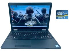 Ноутбук Dell Latitude E5570 / 15.6" (1920x1080) IPS / Intel Core i5-6200U (2 (4) ядра по 2.3 - 2.8 GHz) / 16 GB DDR4 / 120 GB SSD / Intel HD Graphics 520 / WebCam / Win 10 Pro