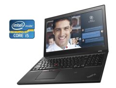 Ноутбук Lenovo ThinkPad T560 / 15.6" (1920x1080) IPS / Intel Core i5-6200U (2 (4) ядра по 2.3 - 2.8 GHz) / 8 GB DDR3 / 480 GB SSD / Intel HD Graphics 520 / WebCam / Дві АКБ