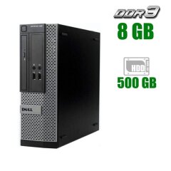 Системний блок Dell OptiPlex 390 SFF / Intel Core i3-2100 (2 (4) ядра по 3.1 GHz) / 8 GB DDR3 / 500 GB HDD / Intel HD Graphics 2000 / HDMI