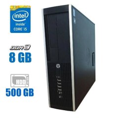 Комп'ютер HP Compaq Pro 6200 SFF / Intel Core i5-2450P (4 ядра по 3.2 - 3.5 GHz) / 8 GB DDR3 / 500 GB HDD / Intel HD Graphics 2000 / LPT / DP