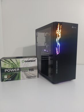 Golden Field Phantom Tower New / Intel Core i5-4590 (4 ядра по 3.3 - 3.7 GHz) / 16 GB DDR3 (2x8GB) / 240 GB SSD new+500 GB HDD / AMD Radeon RX 580 4GB / 650W GameMax + Мышь Marvo M309 с игровой поверхностью