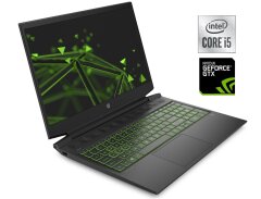 Игровой ноутбук HP Pavilion Gaming 16t-a000 / 16.1" (1920x1080) IPS / Intel Core i5-10300H (4 (8) ядер по 2.5 - 4.5 GHz) / 16 GB DDR4 / 512 GB SSD / nVidia GeForce GTX 1660 Ti Max-Q, 6 GB GDDR6, 192-bit / WebCam