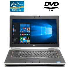 Ноутбук Б-клас Dell Latitude E6420 / 14" (1366x768) TN / Intel Core i5-2520M (2 (4) ядра по 2.5 - 3.2 GHz) / 4 GB DDR3 / 320 GB HDD / Intel HD Graphics 3000 / WebCam / DVD-RW / HDMI + мишка NEW в подарунок