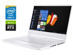Игровой ноутбук Acer ConceptD CN715-71 / 15.6" (3840x2160) IPS / Intel Core i7-9750H (6 (12) ядер по 2.6 - 4.5 GHz) / 32 GB DDR4 / 1000 GB SSD / nVidia GeForce RTX 2080 Max-Q, 8 GB GDDR6, 256-bit / WebCam