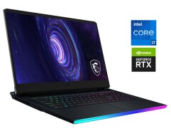 Игровой ноутбук MSI GE76 Raider / 17.3" (1920x1080) IPS / Intel Core i7-11800H (8 (16) ядер по 2.3 - 4.6 GHz) / 16 GB DDR4 / 1000 GB SSD / nVidia GeForce RTX 3060, 6 GB GDDR6, 192-bit / WebCam / Win 11 Home