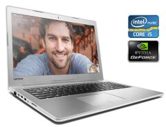 Ігровий ноутбук Lenovo IdeaPad 510 15ISK / 15.6" (1920x1080) IPS / Intel Core i5-6200U (2 (4) ядра по 2.3 - 2.8 GHz) / 8 GB DDR4 / 500 GB SSD / nVidia GeForce 940MX, 2 GB GDDR5, 64-bit / WebCam / DVD-ROM / Win 10