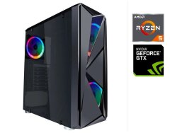 Игровой ПК 1stPlayer Color Miditower / AMD Ryzen 5 4500 (6 (12) ядер по 3.6 - 4.1 GHz) / 16 GB DDR4 / 480 GB SSD / nVidia GeForce GTX 1080 Ti, 11 GB GDDR5X, 352-bit / 750W