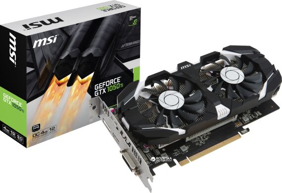 Дискретная видеокарта nVidia GeForce GTX 1050 Ti 4GB GDDR5 128-bit