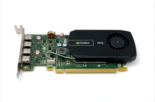 Дискретная видеокарта nVidia NVS 510, 2 GB DDR3, 128-bit / 4x miniDP / SFF