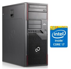 Fujitsu Celsius W410 MT / Intel Core i7-2600 (4 ядра/8 потоков по 3.4-3.8GHz) / 12 GB DDR3 / 120 GB SSD NEW + 500 GB HDD