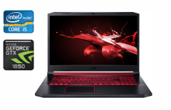 Игровой ноутбук Acer Nitro 5 AN517-51 / 17.3" (1920x1080) IPS / Intel Core i5-9300H (4 (8) ядра по 2.4 - 4.1 GHz) / 16 GB DDR4 / 512 GB SSD / nVidia GeForce GTX 1650, 4 GB GDDR6, 128-bit / WebCam / HDMI