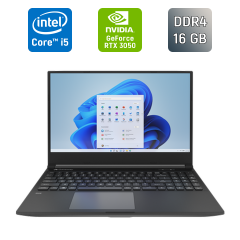 Игровой ноутбук Gateway GGNC51518 / 15.6" (1920x1080) IPS / Intel Core i5-11400H (6 (12) ядер по 2.7 - 4.5 GHz) / 16 GB DDR4 / 512 GB SSD / nVidia GeForce RTX 3050, 4 GB GDDR6, 128-bit / WebCam / HDMI / Windows 11