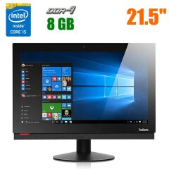 Моноблок Lenovo ThinkCentre M810z All-in-One / 21.5" (1920x1080) VA / Intel Core i5-6400 (4 ядра по 2.7 - 3.3 GHz) / 8 GB DDR4 / 120 GB SSD / Intel HD Graphics 530 / USB 3.0 