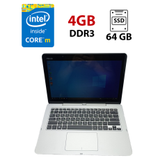 Нетбук Asus T300 / 12.5" (1366x768) TN Touch / Intel Core M-5Y10c (2 (4) ядра по 0.8 - 2.0 GHz) / 4 GB DDR3 / 64 GB SSD / Intel HD Graphics 5300 / WebCam