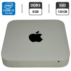 Неттоп Apple Mac mini A1347 (Mid 2011) USFF / Intel Core i5-2415M (2 (4) ядра по 2.3 - 2.9 GHz) / 8 GB DDR3 / 120 GB SSD / Intel HD Graphics 3000 / macOS