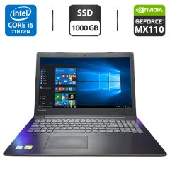Ноутбук Lenovo IdeaPad 320-15IKB / 15.6" (1366x768) TN / Intel Core i5-7200U (2 (4) ядра по 2.5 - 3.1 GHz) / 4 GB DDR4 / 1000 GB SSD / nVidia GeForce MX110, 2 GB GDDR5, 64-bit / WebCam