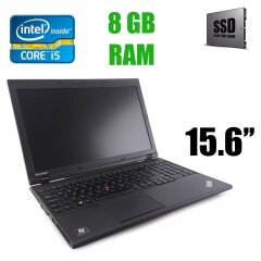 Ноутбук Lenovo ThinkPad L540 / 15.6" (1366x768) TN / Intel Core i5-4200M (2 (4) ядра по 2.5 - 3.1 GHz) / 8 GB DDR3 / 240 GB SSD / Intel HD Graphics 4600 / Windows 10